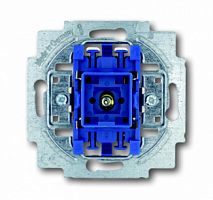 ABB Механизм одноклавишного переключателя 1п с лампой подсветки 10А 250В (1012-0-1127)