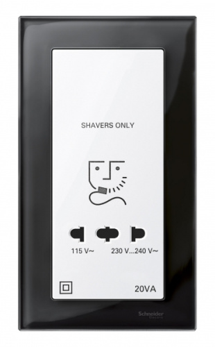 SCHNEIDER ELECTRIC Центральная плата розетки для электробритвы белый (MTN213619)