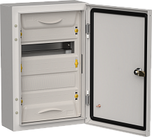 TITAN 5 Корпус металлический ЩРн-24 (1х24) 460х310х140 IP54 сер IEK