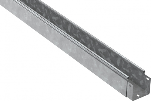 IEK Лоток неперфорированный 80х80х3000-1.2 HDZ (CLN10-080-080-120-3-M-HDZ)