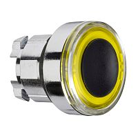SCHNEIDER ELECTRIC Головка для кнопки с подсветкой желтый темный центр (ZB4BW983)