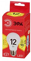 ЭРА Лампа светодиодная LED A60-12W-827-E27,груша,12Вт,тепл,E27 (Б0030026)