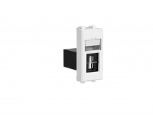 DKC Avanti USB 2.0 розетка ''Белое облако'' модульная, тип А-А, 1 модульная (4400401)
