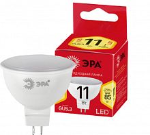 ЭРА Лампа светодиоднаяECO LED MR16-11W-827-GU5.3  (диод, софит, 11Вт, тепл, GU5.3)   (10/100/4800)  (Б0040879) ЭРА Лампа светодиоднаяECO LED MR16-11W-827-GU5.3  (диод, софит, 11Вт, тепл, GU5.3)   (10/100/4800)  (Б0040879)