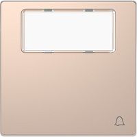 SCHNEIDER ELECTRIC Клавиша одинарная D-Life поле для надписи, звонок шампань SD (MTN3365-6051)