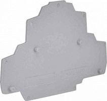 DKC Изолятор торцевой HMD.1/PTGR серый для HMD.1 (ZHD201GR)