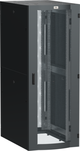IEK Шкаф серверный ITK LINEA S 19'' 42U 750х1200мм перфорированная дверь черный (LS05-42U72-2PP)