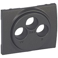 LEGRAND Galea Life Панель лицевая для розетки телевизионной TV RD SAT dark bronze (771273 )