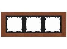 SIMON Рамка на 3 поста, S82N, окалина - графит (металл им.) (82837-36)