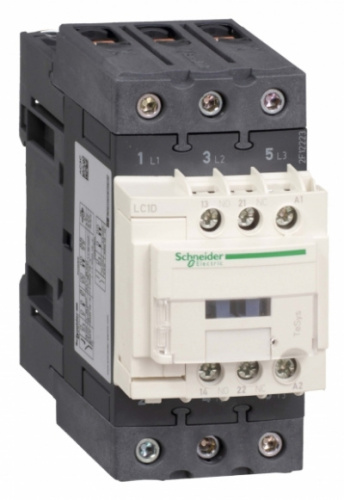 SCHNEIDER ELECTRIC Пускатель магнитный 40А =110В 1НО+1НЗ LC1D (LC1D40AFD)