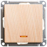 SCHNEIDER ELECTRIC W59 Переключатель одноклавишный с подсв. 10АХ, механизм, сосна (VS610-157-7-86)