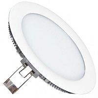 EKF Светильник светодиодный ДВО-7Вт круг 4000Лм белый (flp-rw-120-7-4k-led)