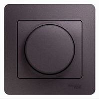 SCHNEIDER ELECTRIC GLOSSA Диммер поворотно нажимной,LED, RC, 630Вт  сиреневый туман (GSL001437)
