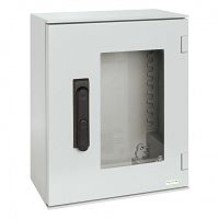 SCHNEIDER ELECTRIC Шкаф THALASSa RAL7035 430x330x200 IP66 прозрачная дверь (NSYPLM43TVG)