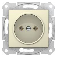SCHNEIDER ELECTRIC SEDNA Розетка 16А без з/к, без шторок, быстрозажимные клеммы,БЕЖЕВАЯ (SDN2900247)