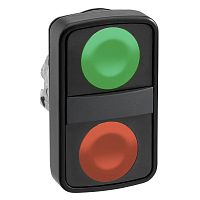 SCHNEIDER ELECTRIC Головка кнопки двойная без маркировки черный (ZB4BL73407)