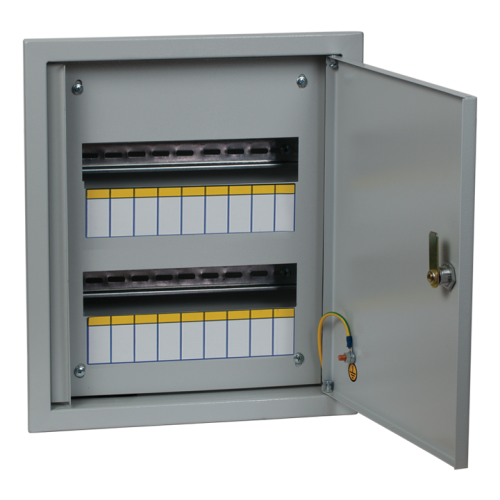 EKF Щит распределительный встраиваемый ЩРв-18з IP30 390х340х120 с замком (mb11-18) фото 2