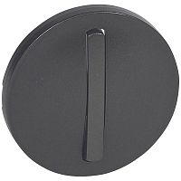 LEGRAND Celiane Лицевая панель выключателя/переключателя однополюсного 067001/02/31/32 с тонкой клавишей гр (065201 )