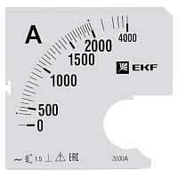 EKF Шкала сменная для A961 2000/5А-1.5 PROxima (s-a961-2000)