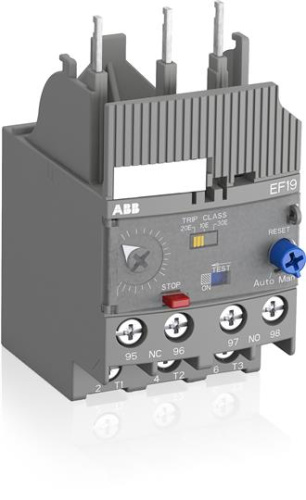 ABB Реле перегрузки электронное EF19-1.0 для контакторов AF09-AF38/ класс перегрузки 10/ 20/ 30 (1SAX121001R1102)