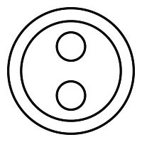 LEGRAND Celiane Лицевая панель розетки Banana 067312 белая (068231 )