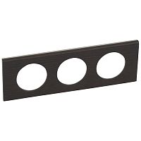 LEGRAND Рамка, трехпостовая, венге (69203 )