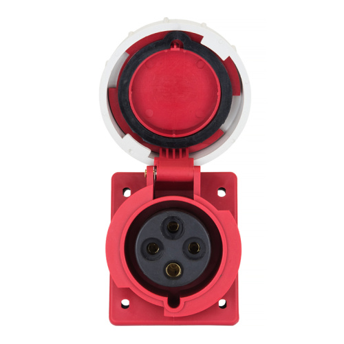 EKF Розетка стационарная внутренняя угловая 4242 3Р+РЕ 32А 380В IP67 PROxima (ps-4242-32-380) фото 3