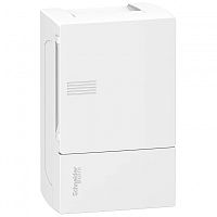SCHNEIDER ELECTRIC Щит распределительный навесной ЩРн-П-4 IP40 пластиковый белая дверь Mini Pragma (MIP12104)