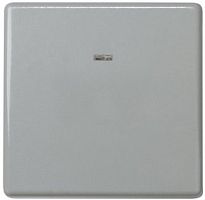 SIMON Кнопка клавишная с индикацией, 10А 250В, S27, серый (27669-67)