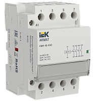 IEK ARMAT Контактор модульный KMR 40А 230В AC 4НО  (AR-KMR10-040-40-230)