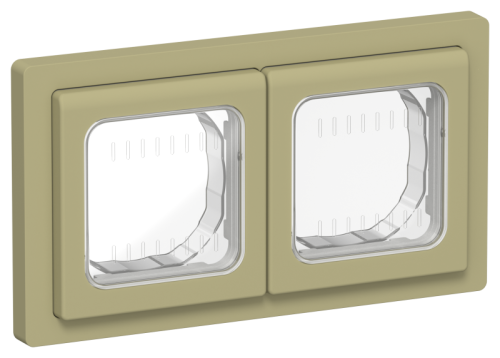 FLITE Рамка 2-местная IP55 оливковый (FI-M20-32-55-K26) FLITE Рамка 2-местная IP55 оливковый (FI-M20-32-55-K26)