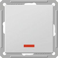 SCHNEIDER ELECTRIC Wessen59 Выключатель 1 клавиша 2Р скрытой установки белый без рамки с индикацией (VS216-150-1-86)
