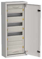 IEK TITAN 5 Корпус металлический ЩРн-48 (1х48) 710х310х140мм IP31 серый (одна дверь)  (TI5-50-N-048-31-7035)