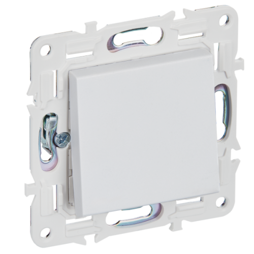 IEK SKANDY Выключатель 1-клавишный перекрестный 10А SK-V03W арктический белый  (SK-V13-0-10-K01)