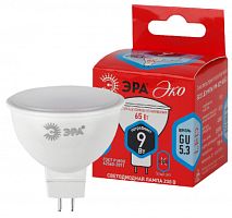 ЭРА Лампа светодиодная  ECO LED MR16-9W-840-GU5.3  (диод, софит, 9Вт, нейтр, GU5.3) (Б0032973) ЭРА Лампа светодиодная  ECO LED MR16-9W-840-GU5.3  (диод, софит, 9Вт, нейтр, GU5.3) (Б0032973)