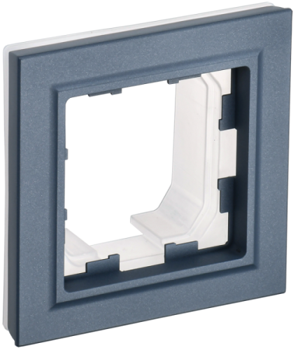 BRITE Рамка 1 пост IP44 РУ-1-БрМ-44 маренго (BR-M12-44-K35)