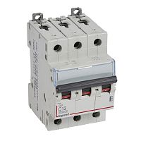 LEGRAND Выключатель автоматический трехполюсный 13А С DX3 6kA/10kA (407858 )