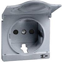 SIMON Накладка с крышкой на 75432-, 75464-39, S82,82N, алюминий (82090-33)