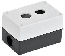 IEK Корпус КП102-Р для кнопок 2 места белый  (BKP10-2-K01-R)