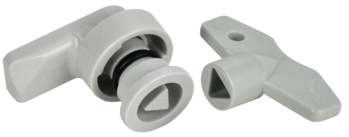 IEK Замок для корпуса ЩМПп с ключом под треугольник  (MKP10D-ZP-T8)