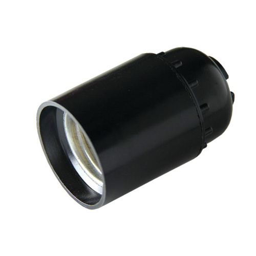 EKF Патрон карболитовый подвесной Е27 черный без Наклейки PROxima (LHC-E27-s)