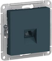 SCHNEIDER ELECTRIC Розетка ATLASDESIGN телефонная RJ11 механизм изумруд (ATN000881)