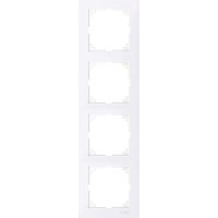 SCHNEIDER ELECTRIC M-Pure Рамка 4 поста бриллиантовый белый (MTN4040-3625)