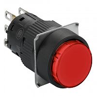 SCHNEIDER ELECTRIC Кнопка красная 16 мм пружинный возврат круглая (XB6EAA41P)