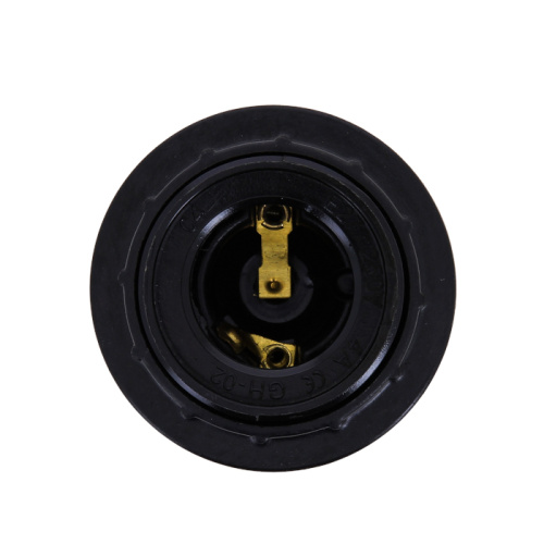 EKF Патрон карболитовый с кольцом Е27 черный без наклейки PROxima (LHC-E27-r) фото 3