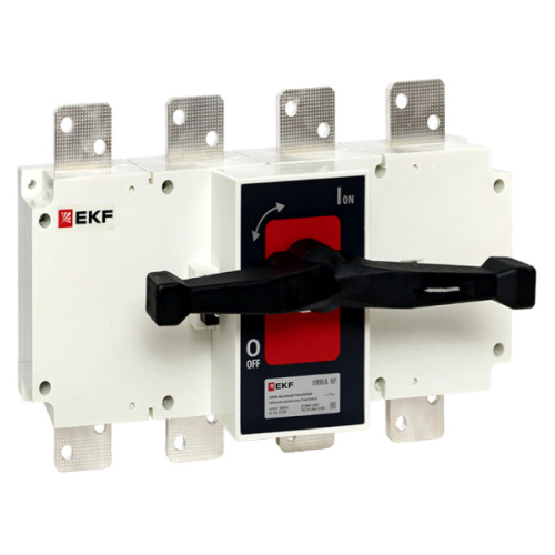 EKF Рубильник-выключатель 1000A 4P c рукояткой управления для прямой установки PowerSwitch EKF (psds-1000-4)