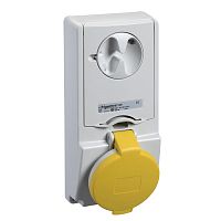 SCHNEIDER ELECTRIC ПАНЕЛЬНАЯ РОЗЕТКА UNIKA Б/ЗАЩ 32A 3PNE 100-130 IP44 (82141)