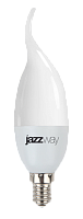 JAZZWAY Лампа светодиодная LED 7Вт E14 560Лм 230V/50Hz белый матовая свеча на ветру SP (1027917-2)