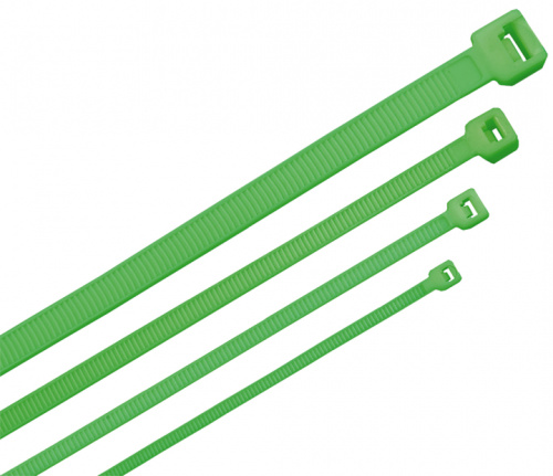 IEK Хомут-стяжка для кабеля 3.6х200мм нейлон зеленый  (100шт) (HKG-W36-L200)