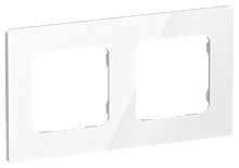 FLITE CLASSIC Рамка 2-местная  белый (FI-M22-32-20-K01)